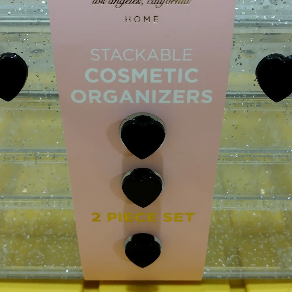 JUICY COUTURE STACKÀBLE COSMETIC ORGANIZER CLEAR JUICY COUTURE ORGANIZER
